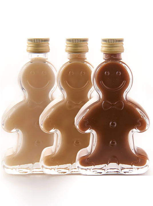 Gingerbread Man Creamy Liqueur Set 50ml x 3 Stocking Fillers - Image 3