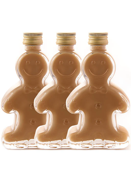 Gingerbread Man Creamy Liqueur Set 50ml x 3 Stocking Fillers - Image 4
