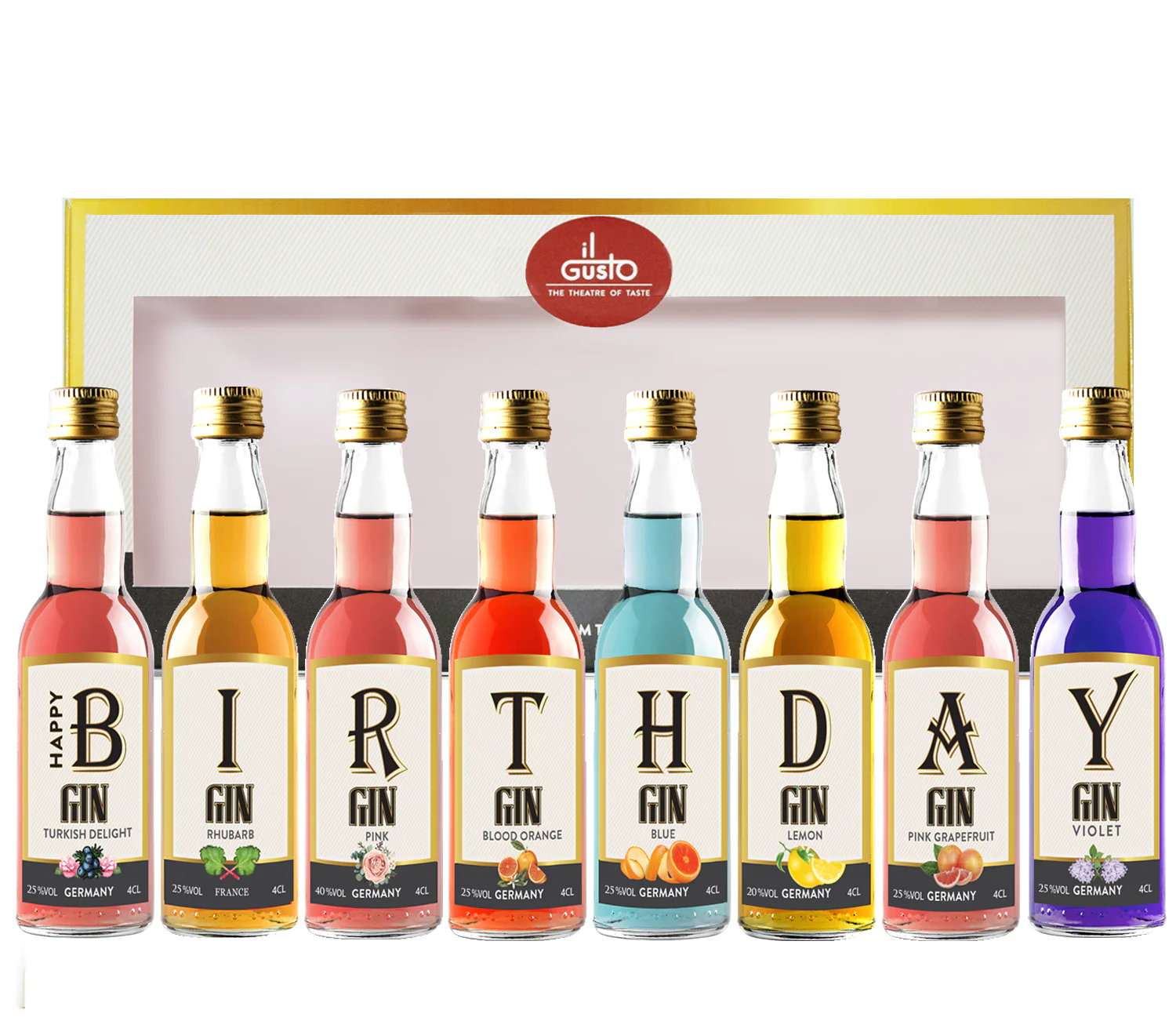 Miniature Gin Gift Set ( Pack of 8 x 40ml ) - Image 3