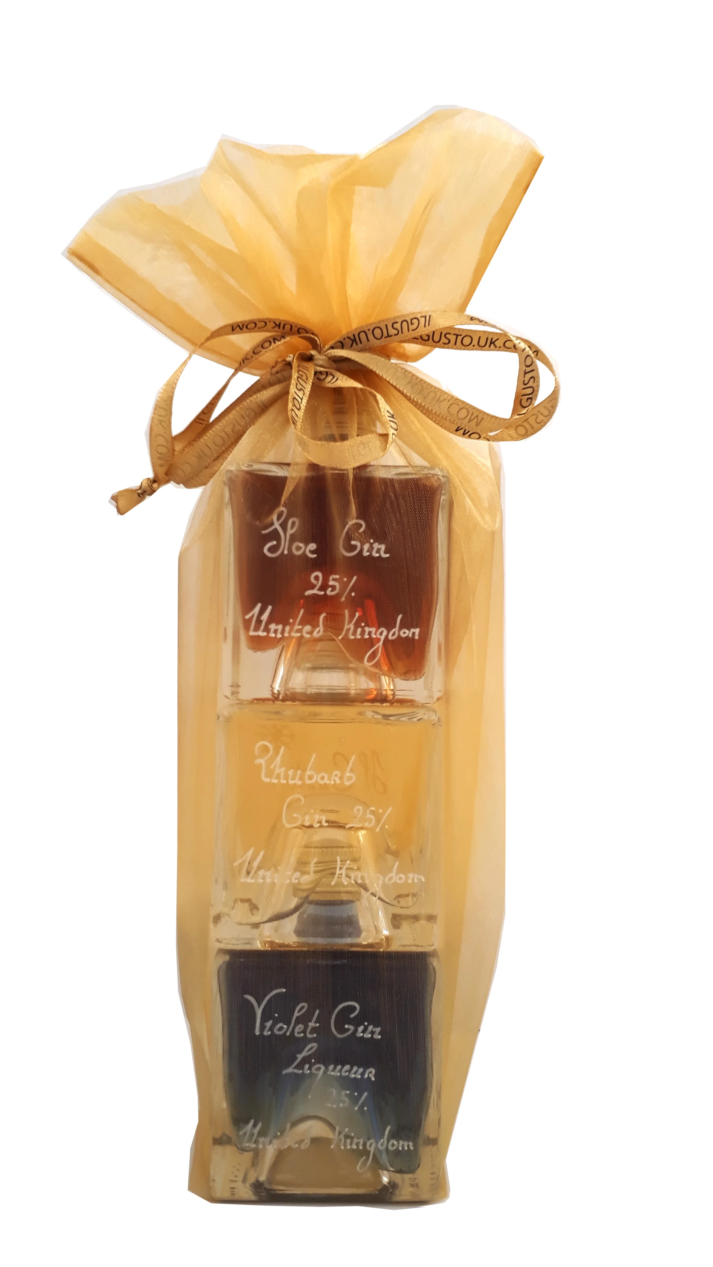 Gin Gift | Stackable Bottle | 50ml | Pack of 3 - Festive Gins - Image 3