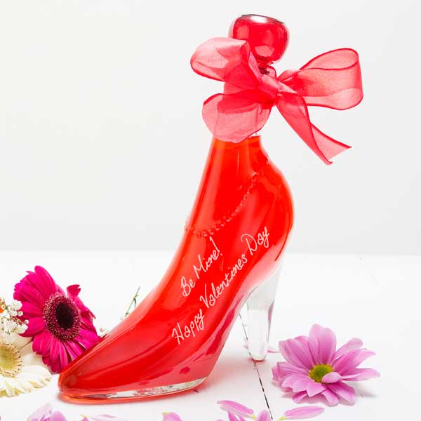 Valentines Day Gift Lady Shoe with Blood Orange Vodka - Image 3